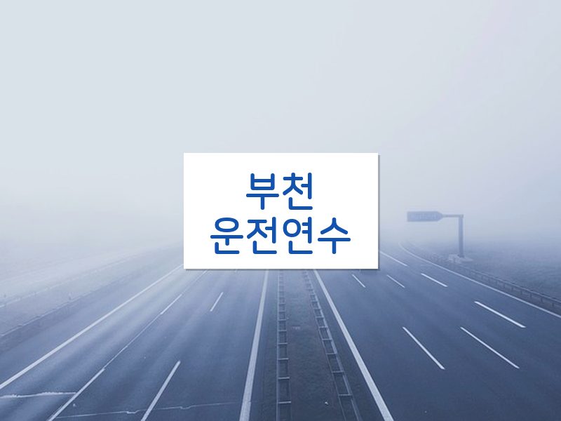 부천운전연수 후기