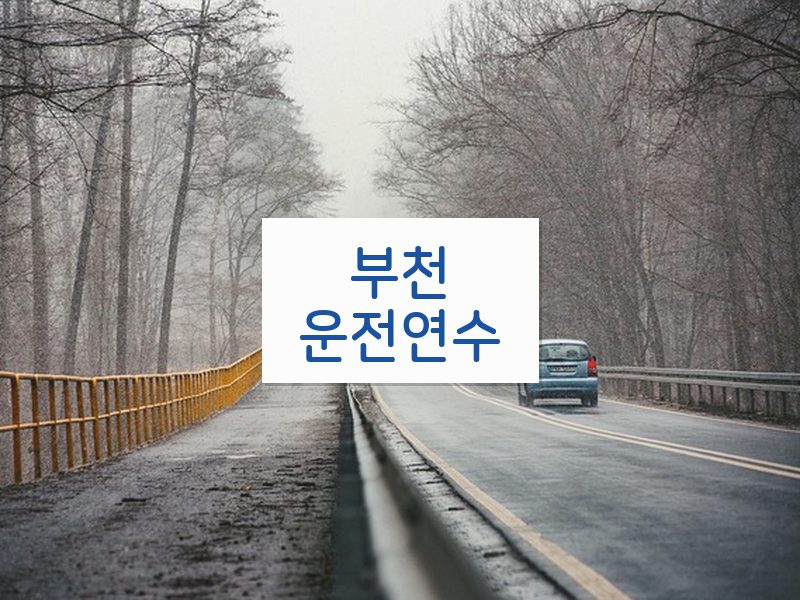 부천운전연수 후기