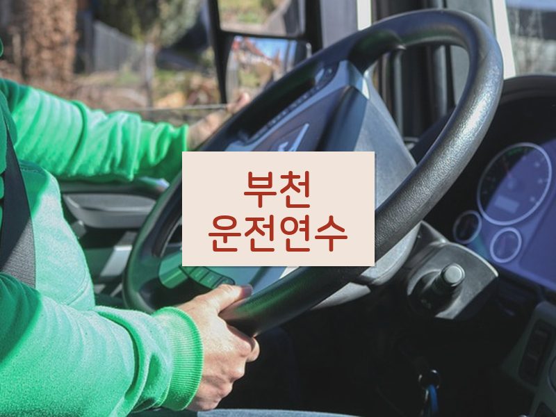 부천운전연수 후기