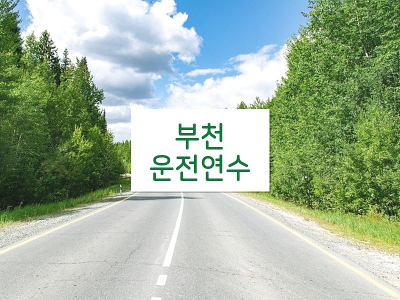 부천운전연수 후기
