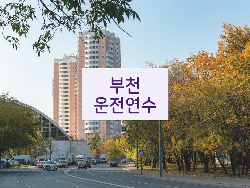 부천운전연수 후기