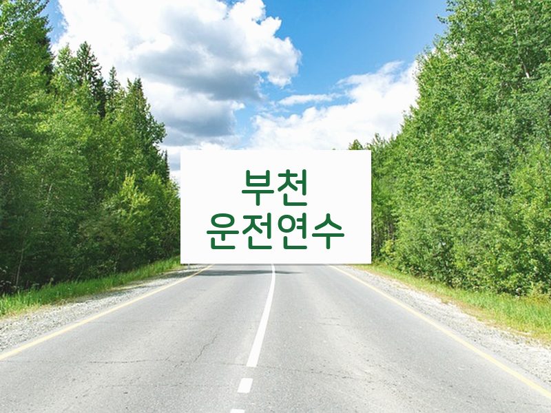 부천운전연수 후기