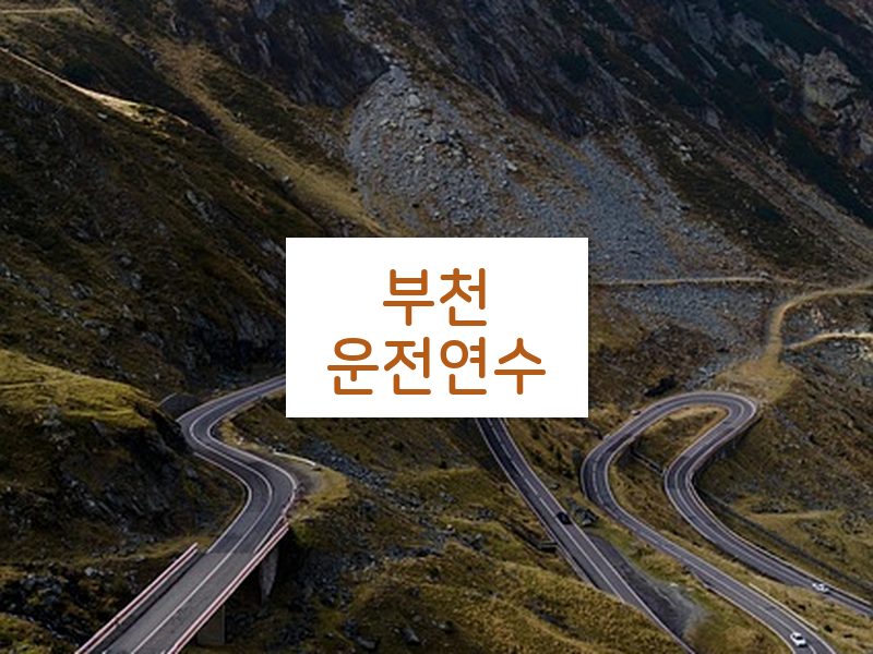 부천운전연수 후기