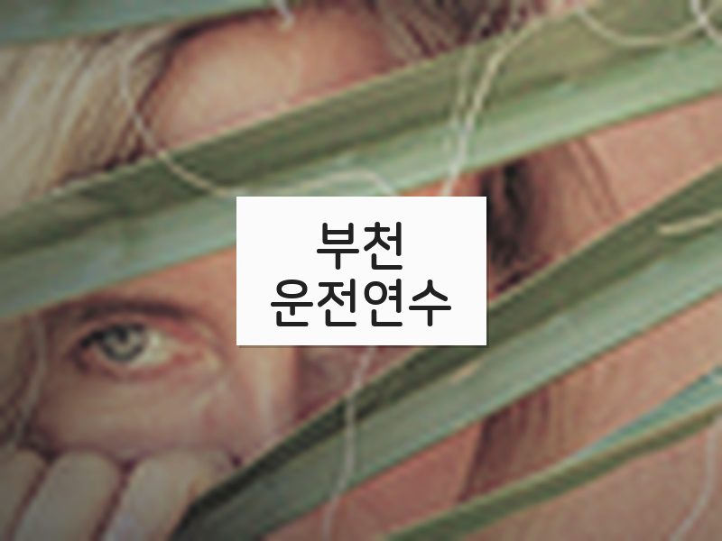 부천운전연수 후기