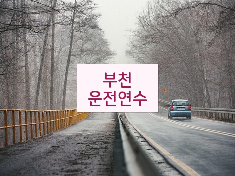 부천운전연수 후기