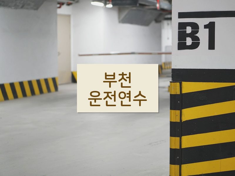 부천운전연수 후기