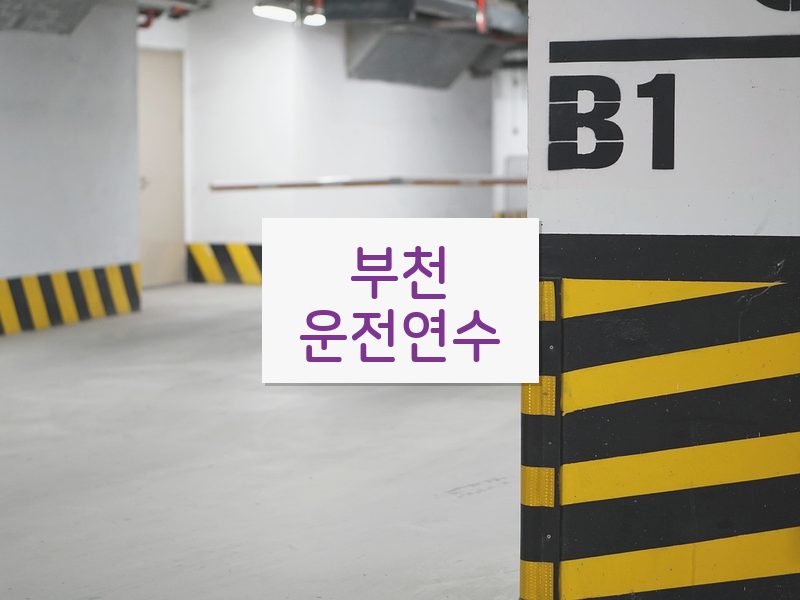 부천운전연수 후기