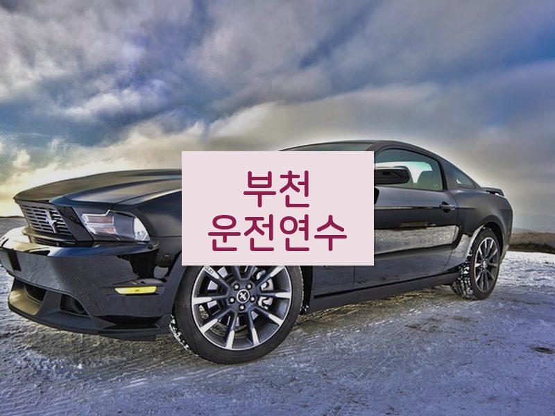 부천운전연수 후기