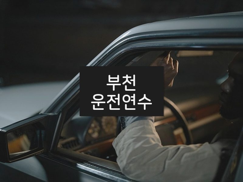 부천운전연수 후기