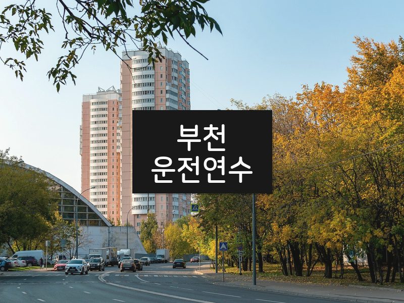 부천운전연수 후기