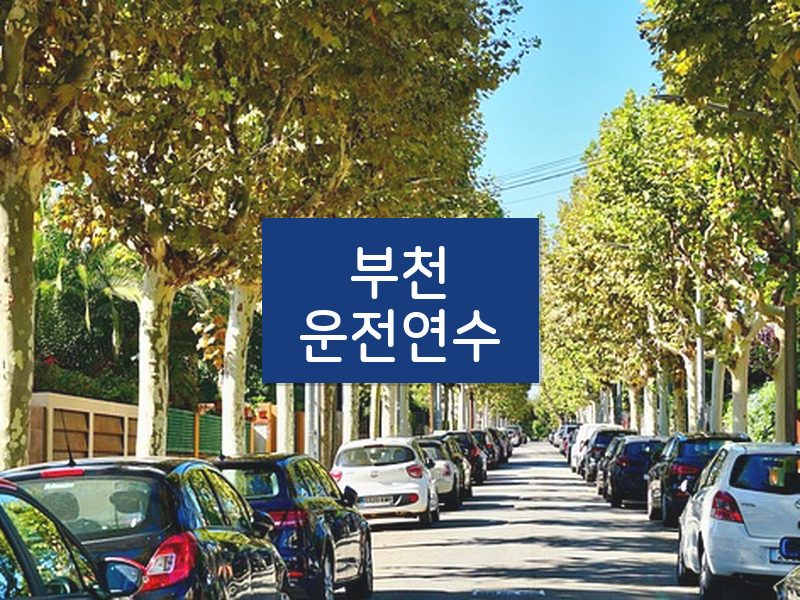 부천운전연수 후기