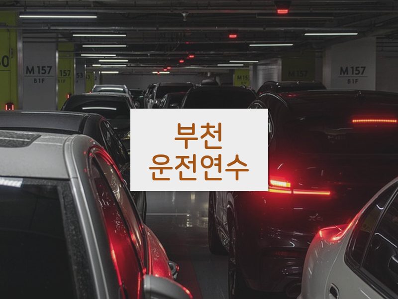 부천운전연수 후기