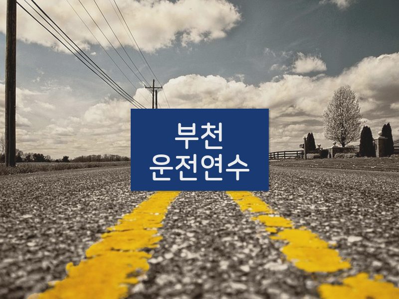 부천운전연수 후기