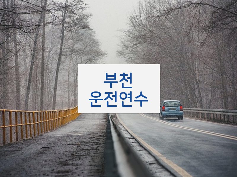 부천운전연수 후기