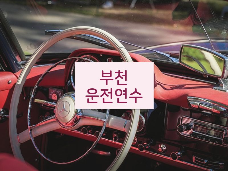 부천운전연수 후기