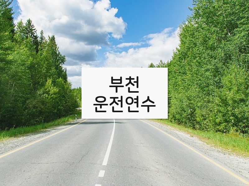 부천운전연수 후기