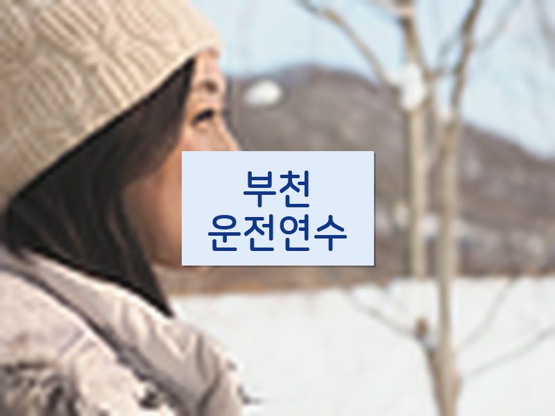 부천운전연수 후기