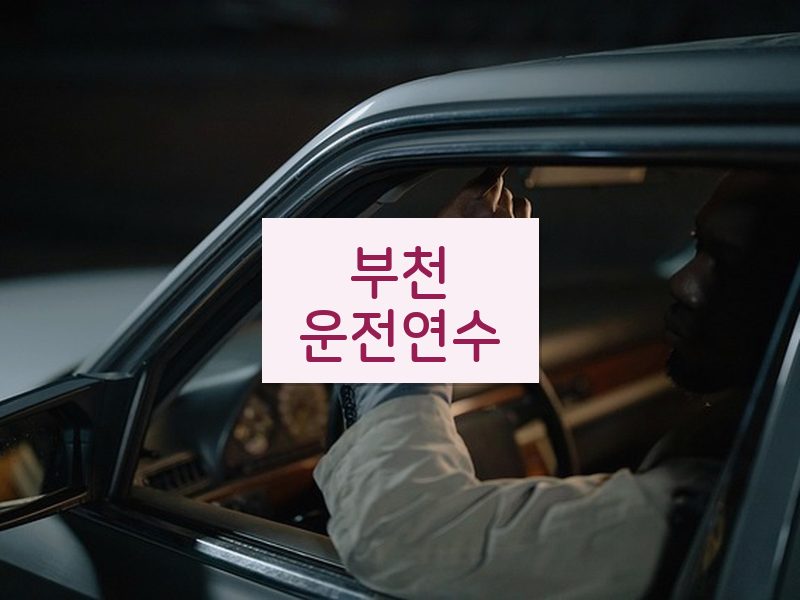부천운전연수 후기