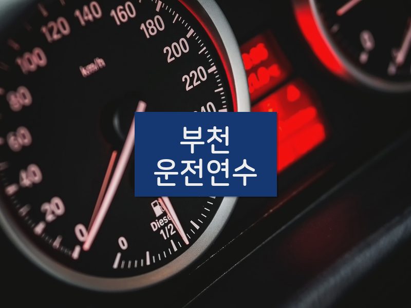 부천운전연수 후기