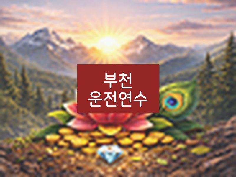 부천운전연수 후기