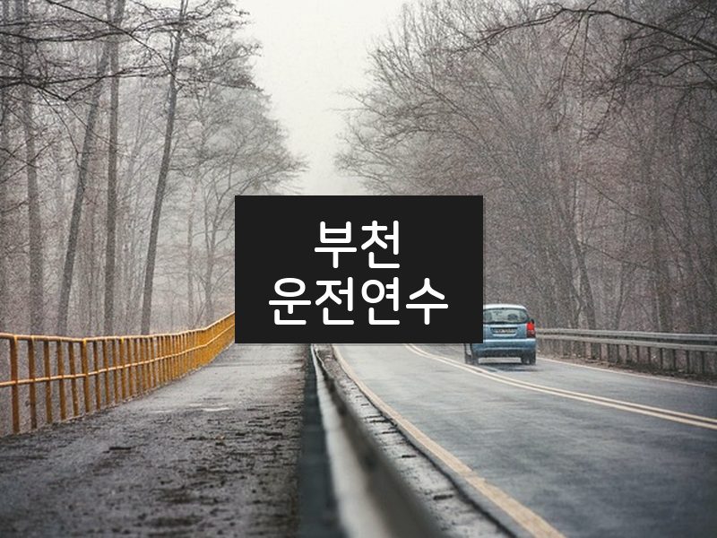 부천운전연수 후기