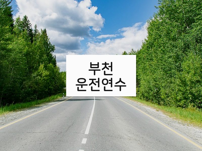 부천운전연수 후기