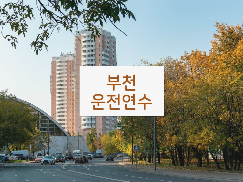 부천운전연수 후기