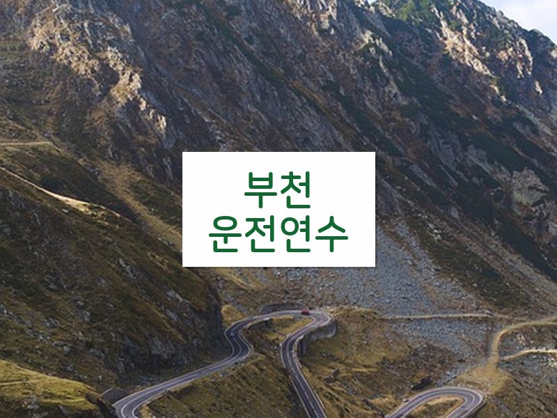 부천운전연수 후기