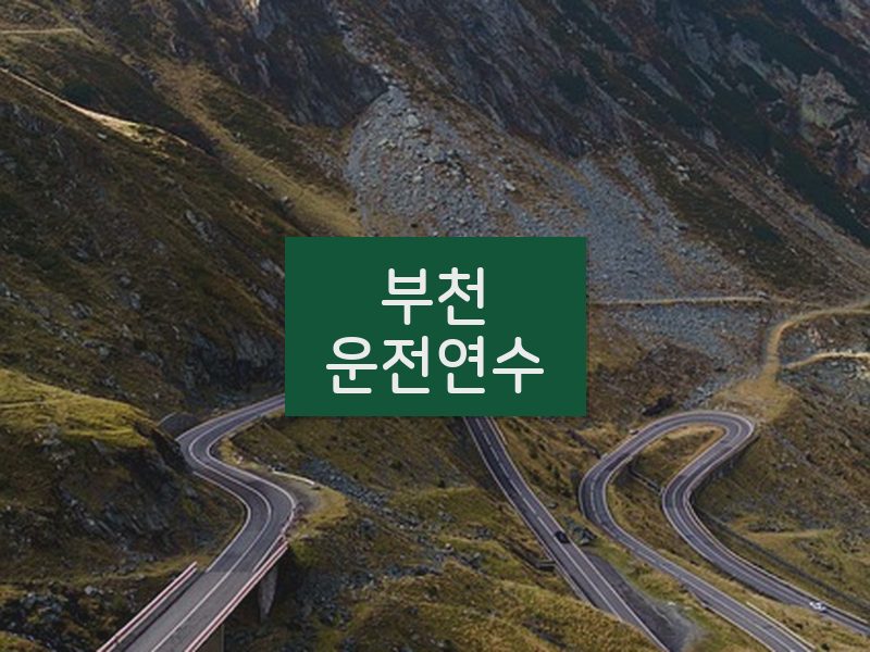 부천운전연수 후기