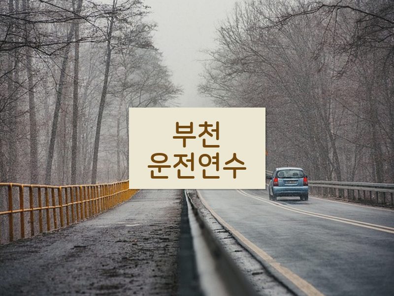 부천운전연수 후기