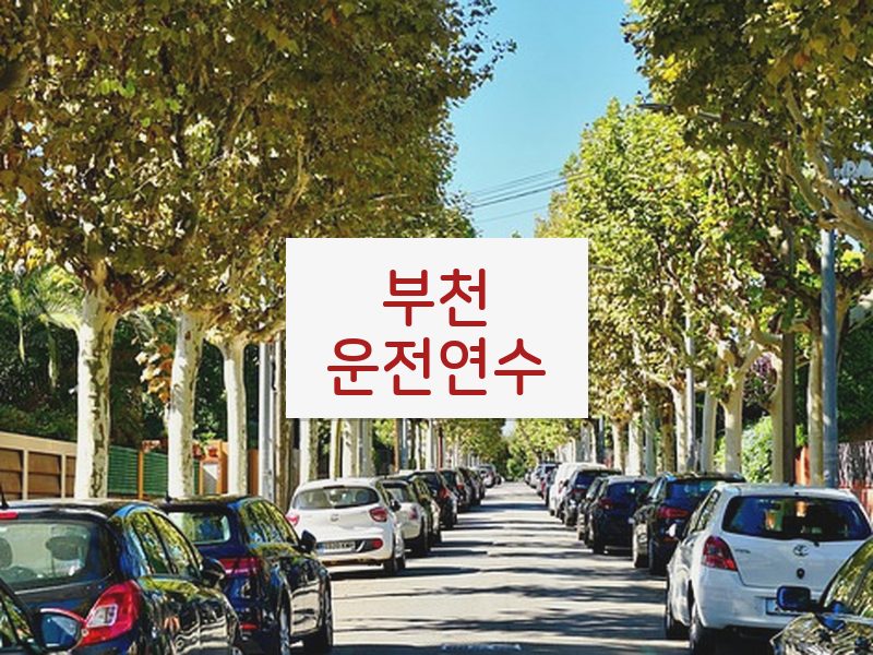부천운전연수 후기