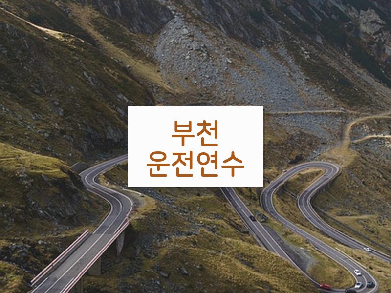 부천운전연수 후기