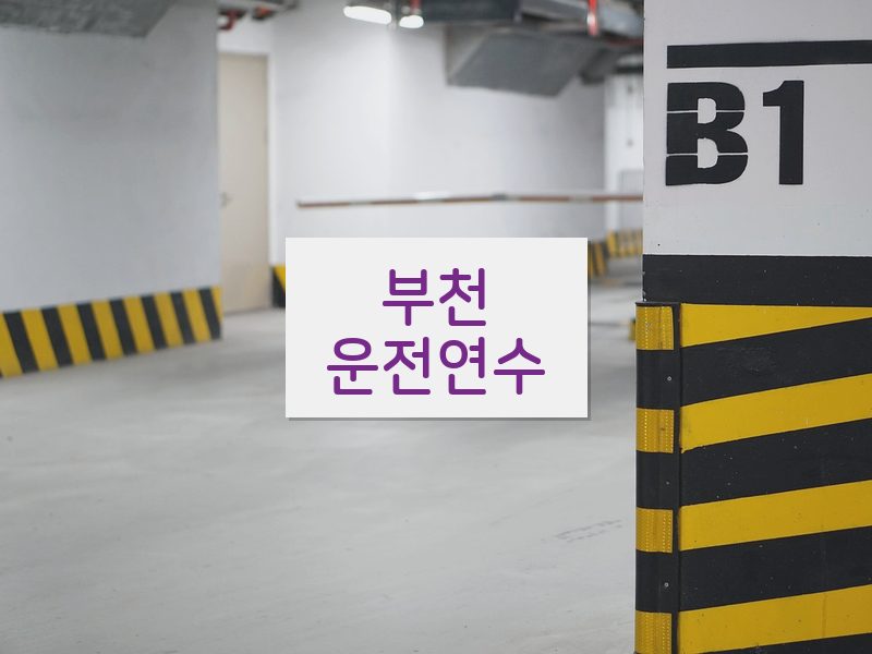 부천운전연수 후기
