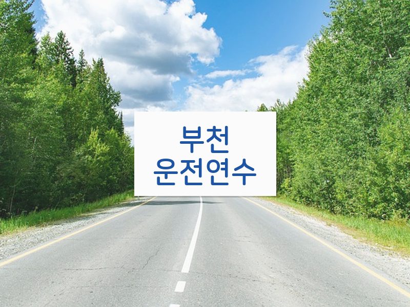 부천운전연수 후기