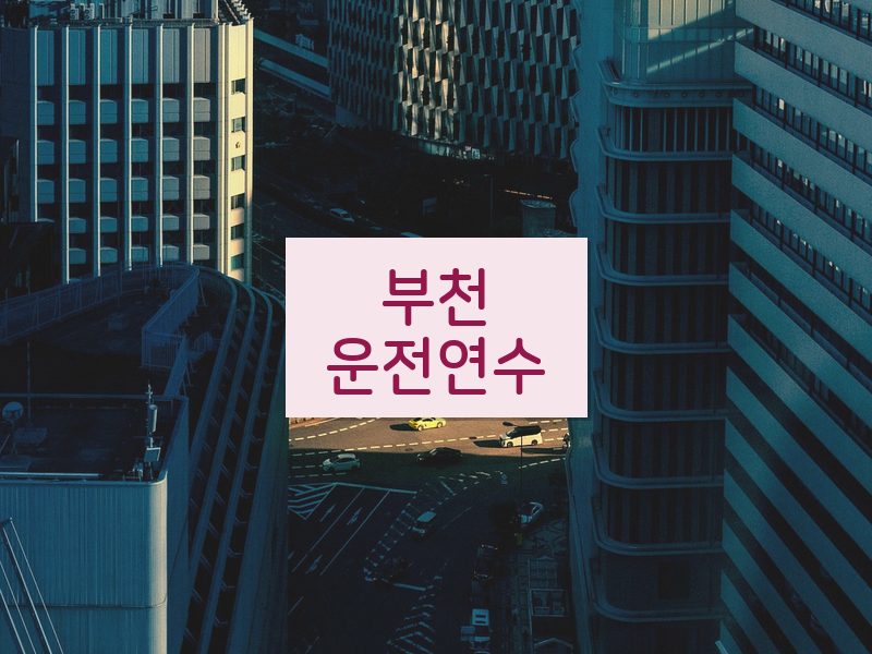 부천운전연수 후기