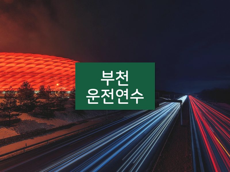 부천운전연수 후기