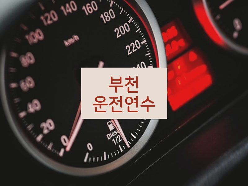 부천운전연수 후기