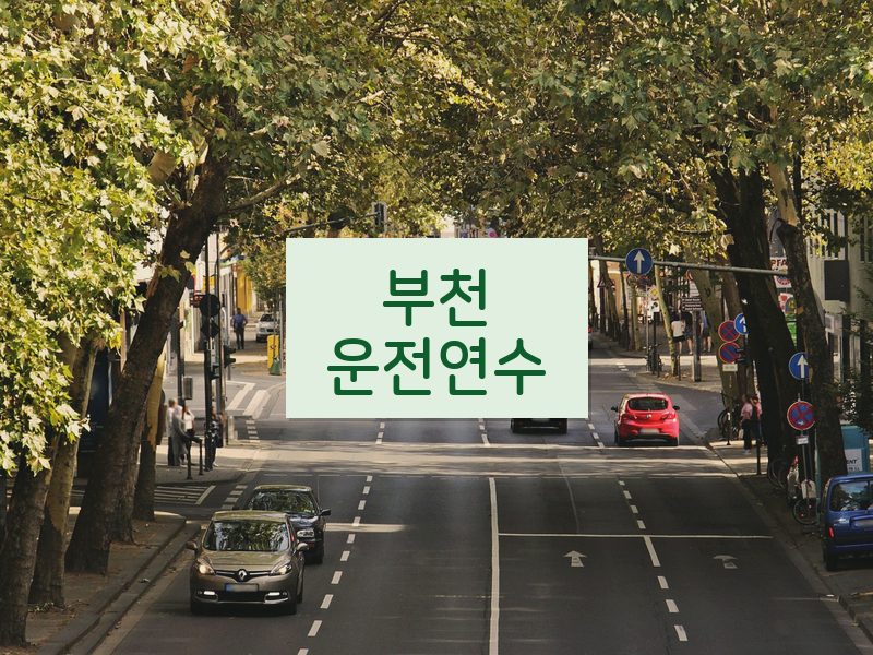 부천운전연수 후기