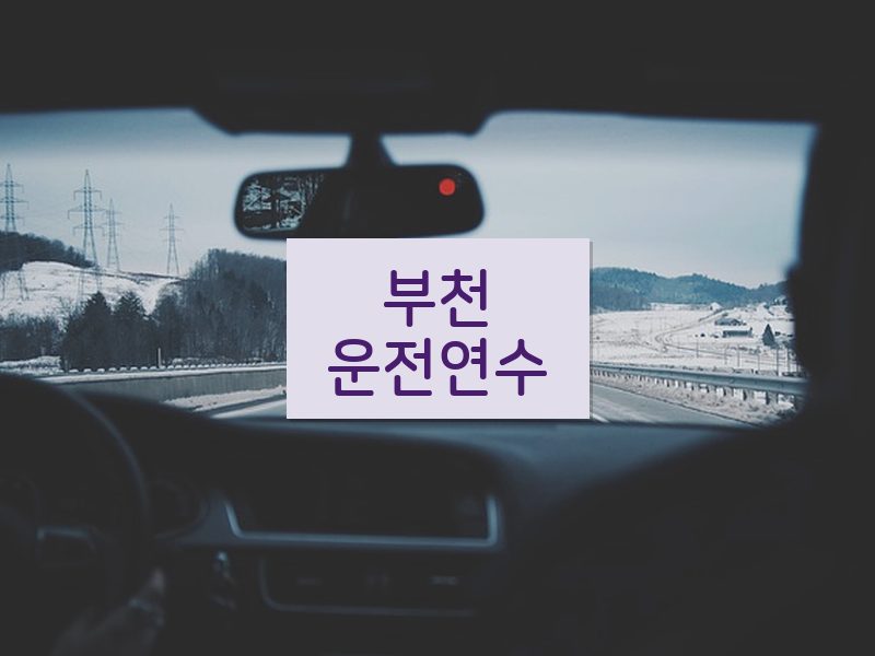 부천운전연수 후기