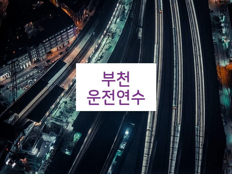 부천운전연수 후기