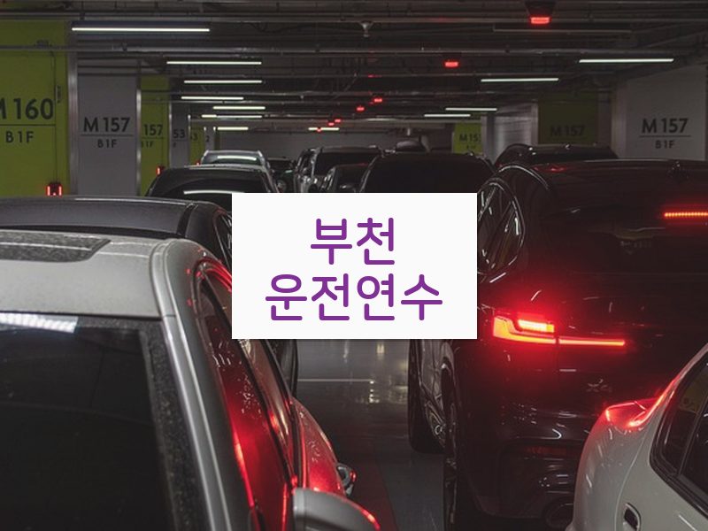 부천운전연수 후기