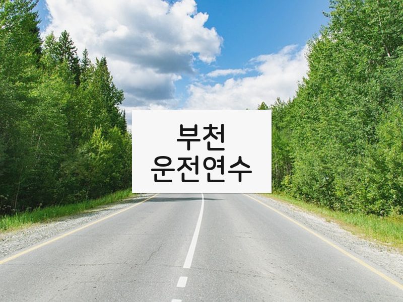 부천운전연수 후기