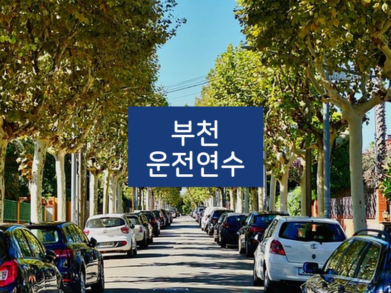 부천운전연수 후기