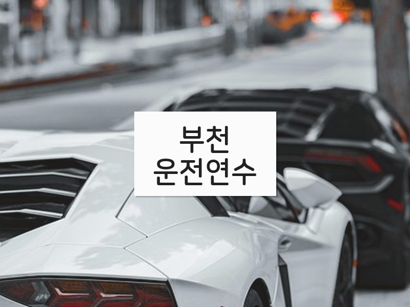 부천운전연수 후기