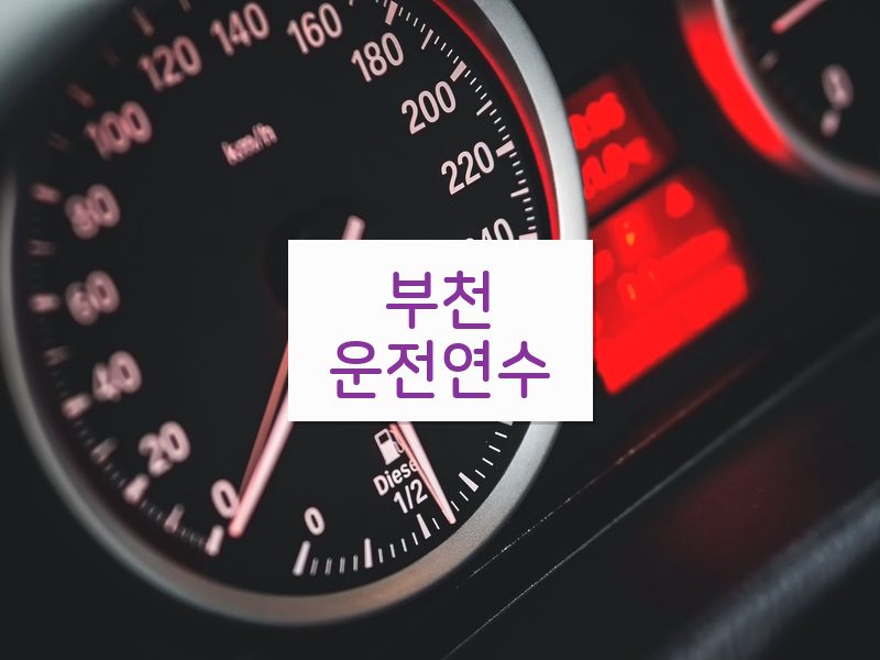 부천운전연수 후기