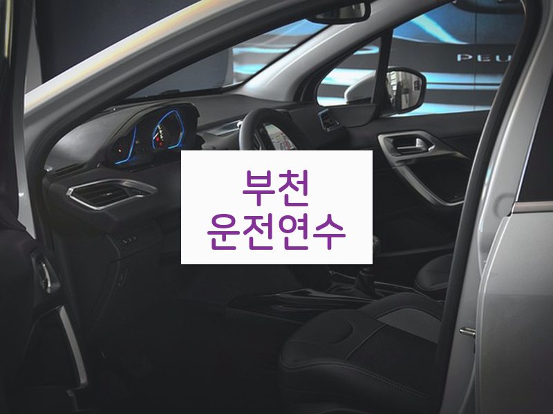 부천운전연수 후기