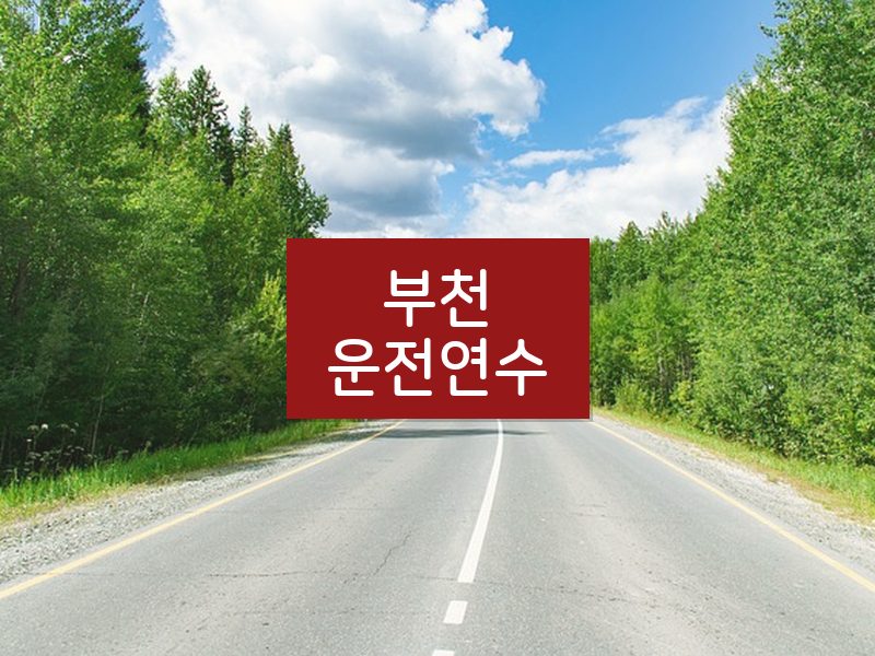 부천운전연수 후기