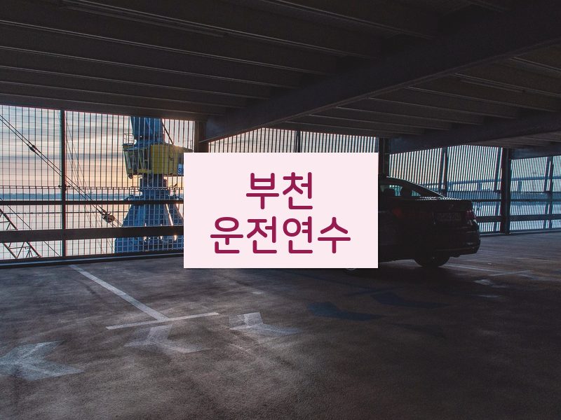 부천운전연수 후기