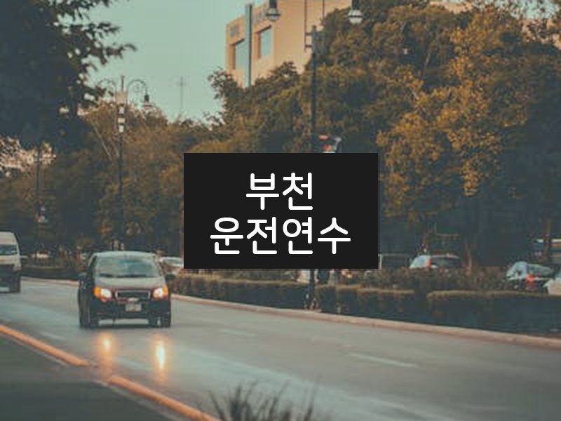 부천운전연수 후기