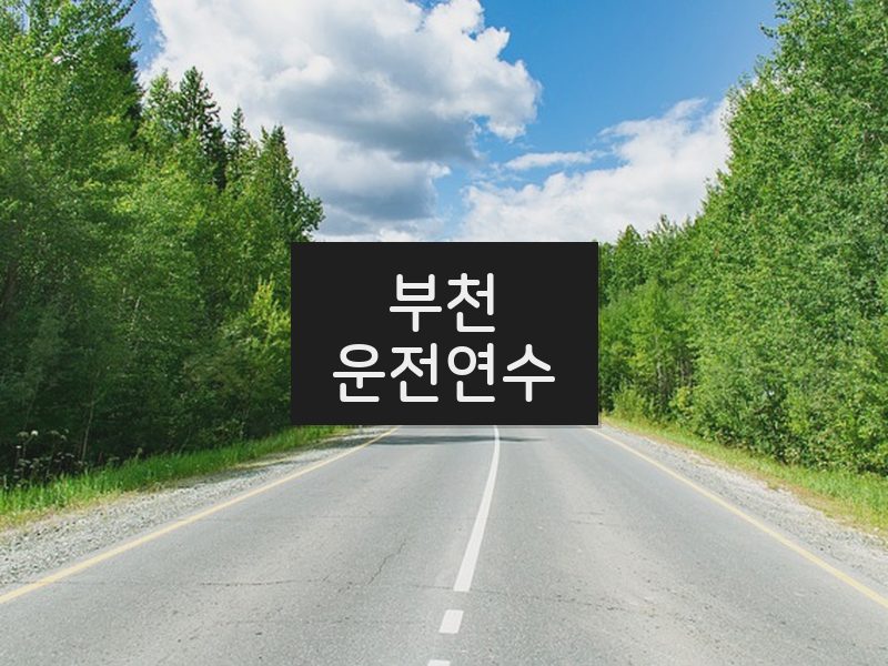 부천운전연수 후기